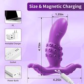 Masajeador de próstata portátil Stouch con vibrador para bragas para hombres y mujeres